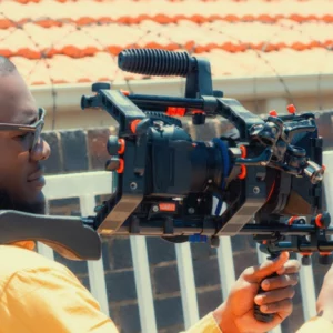Nelson behind the camera