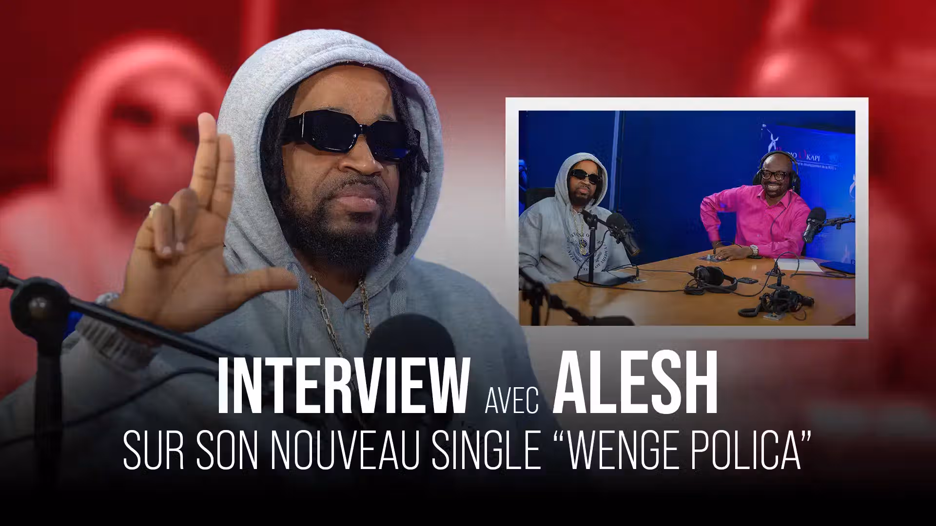 Visuel de l'artiste congolais King Lesh, Alesh.