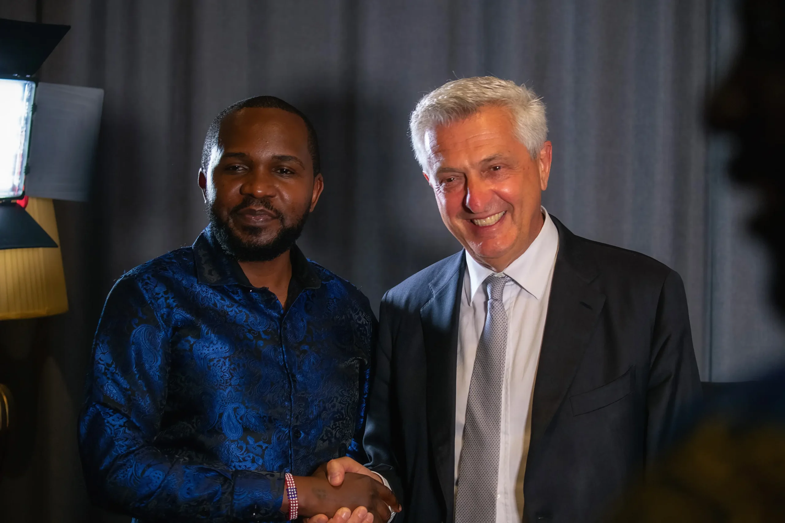 Filippo Grandi, Haut-Commissaire des Nations unies pour les réfugiés en séjour à Kinshasa, mardi 26 août 2025.