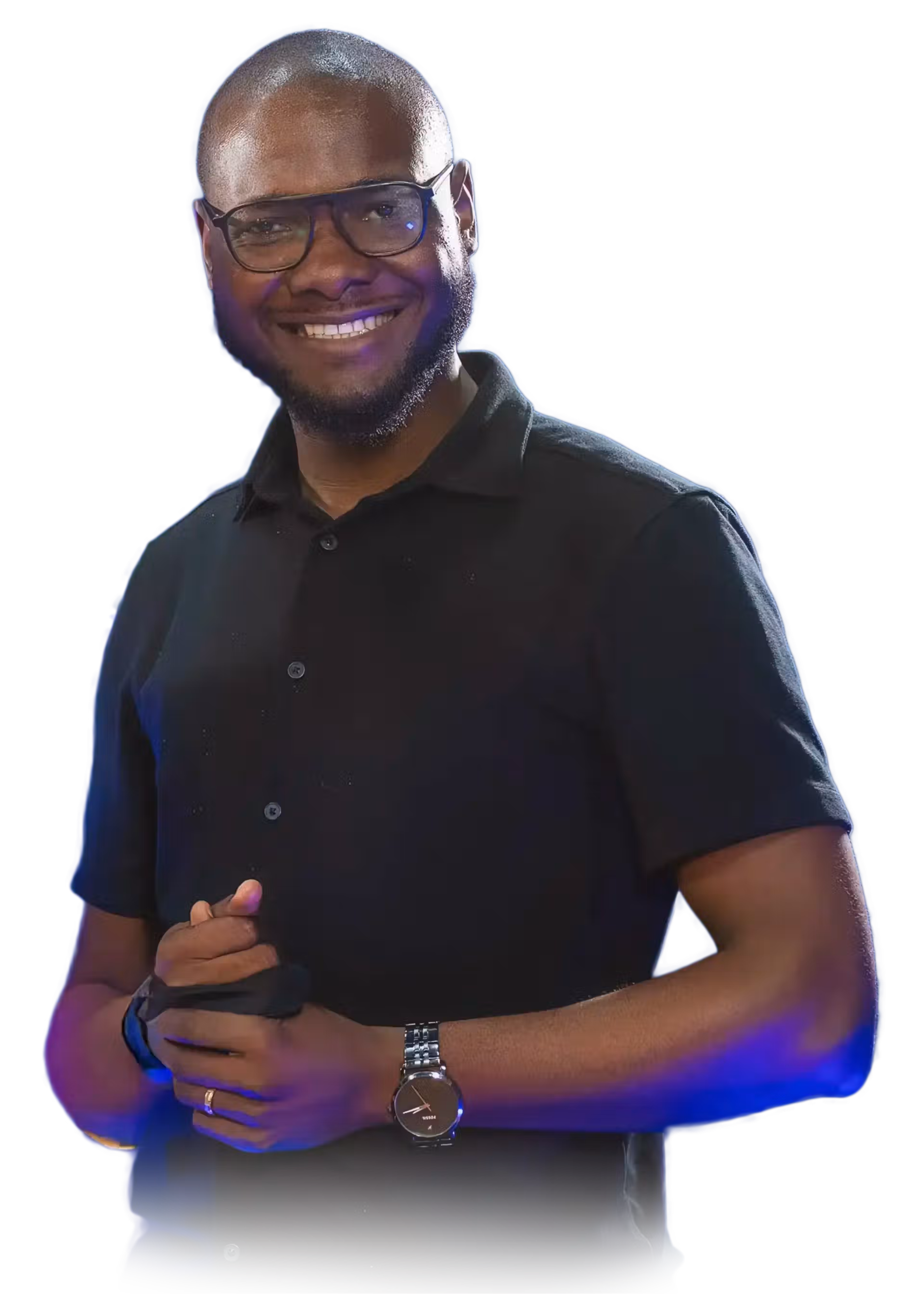 Photo Nelson Nyombe, réalisateur, Cinematographer and Multimedia director, directeur artistique in Kinshasa, DRC, 2026.